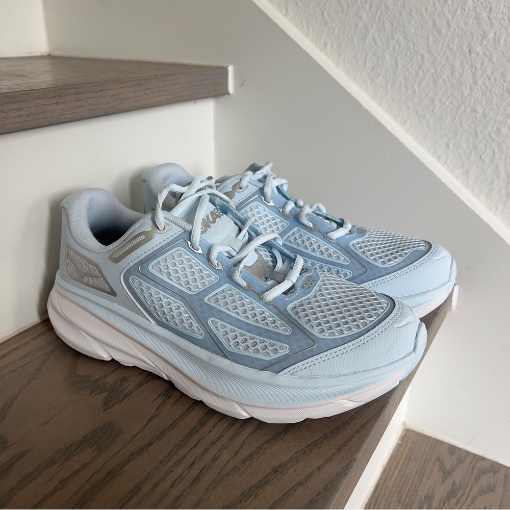 NWOB HOKA Clifton One9 Sneakers in Clear Lake Blue / White - Picture 3 of 8